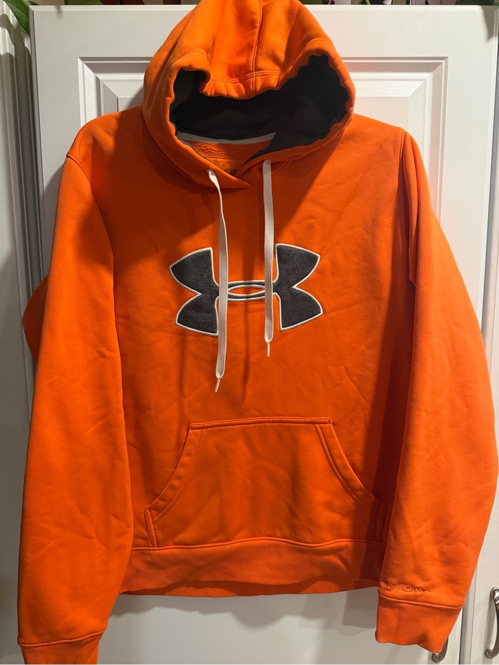 Under Armour UA Storm Orange Pullover Hoodie Large